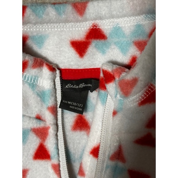 Eddie Bauer Fleece Quarter Zip Pullover Girls Size 10/12 - Picture 2 of 3